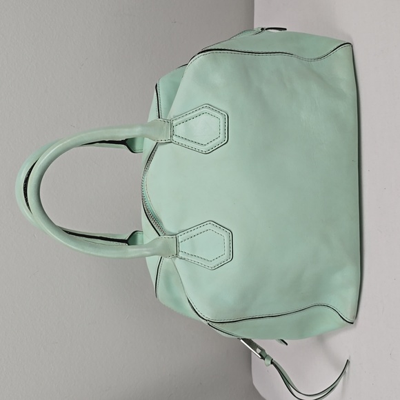 Rebecca Minkoff 100% Leather light Mint Green Handbag purse - Picture 2 of 6